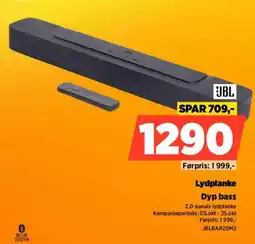 POWER Jbl lydplanke dyp bass tilbud