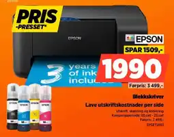 POWER Epson blekkskriver tilbud