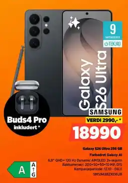 POWER Samsung Galaxy S26 Ultra 256 GB tilbud