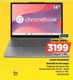 POWER Lenovo Chromebook 14" 4GB RAM tilbud