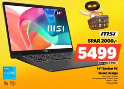 POWER msi 14" bærbar pc tilbud