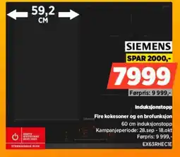 POWER Siemens induksjonstopp tilbud