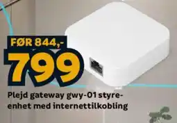 Megaflis Plejd gateway gwy-01 styre- enhet med internettilkobling tilbud