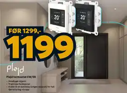Megaflis Plejd termostat EW/EB tilbud