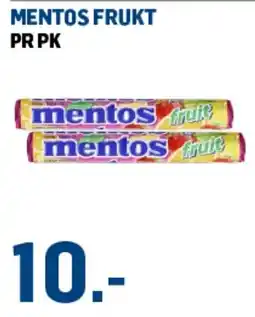 Price Lagerbutikk Mentos frukt tilbud
