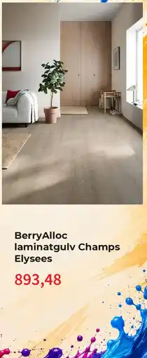Montér BerryAlloc laminatgulv Champs Elysees tilbud