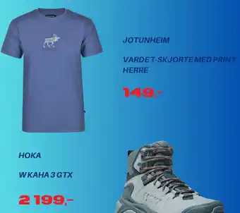 Jotunheim varde t-skjorte med print herre