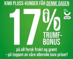 Kiwi Fersk frukt og grønt tilbud