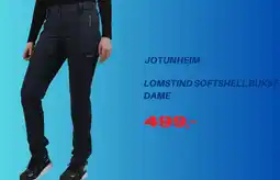 Sport 1 Jotunheim Lomstind softshell bukse dame tilbud