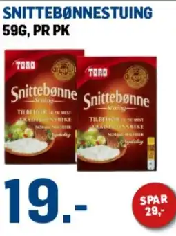 Price Lagerbutikk Toro Snittebønnestuing tilbud