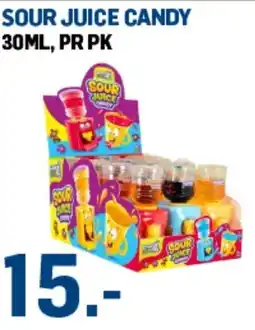Price Lagerbutikk Sour Juice Candy tilbud