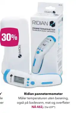 Apotek 1 Ridian pannetermometer tilbud