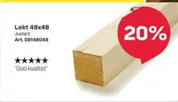 Byggmax Lekt 48x48 tilbud
