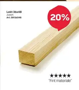 Byggmax Lekt 36x48 tilbud