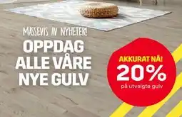Byggmax Utvalgte gulv tilbud