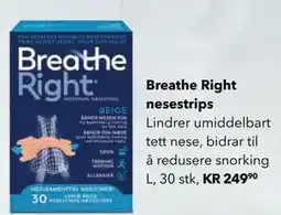 Apotek 1 Breathe Right nesestrips tilbud