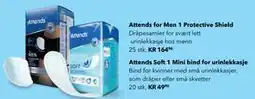 Apotek 1 Attends for Men 1 Protective Shield tilbud