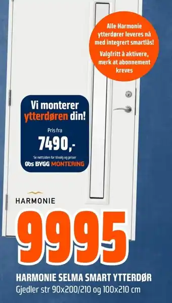 Harmonie selma smart ytterdør