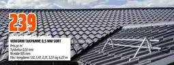 Coop Obs Verform takpanne 0,5 mm sort tilbud