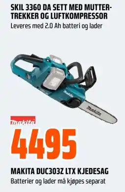 Coop Obs Makita DUC303Z LTX Kjedesag tilbud
