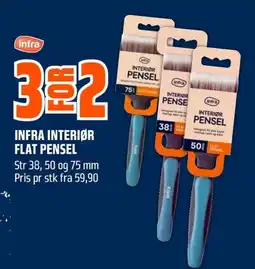 Coop Obs Infra interiør flat pensel tilbud