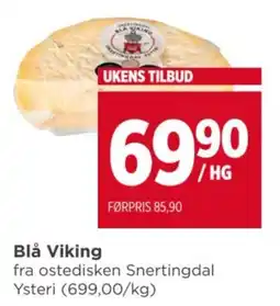 Meny Blå Viking Ysteri tilbud