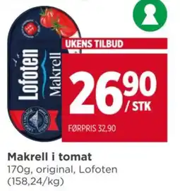 Meny Lofoten Makrell i tomat tilbud