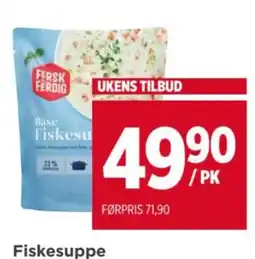 Meny Fersk Ferdig Fiskesuppe tilbud