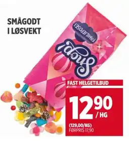 Meny Supersnack familiepose tilbud
