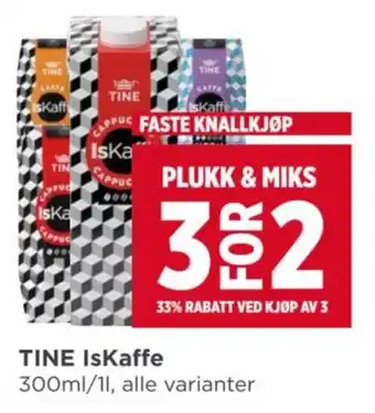 Meny Tine IsKaffe tilbud