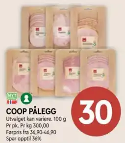 Coop Mega Coop pålegg tilbud