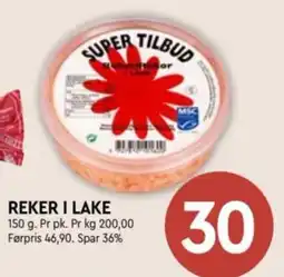 Coop Mega Reker i lake tilbud