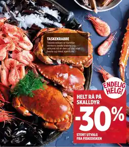 Meny Taskekrabbe tilbud