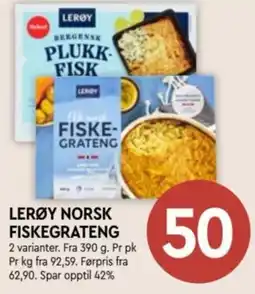 Coop Mega Lerøy Fiskegrateng tilbud