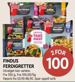 Coop Mega Findus ferdigretter tilbud