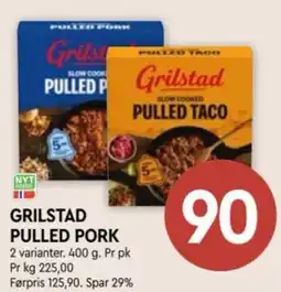Coop Mega Grilstad pulled pork tilbud