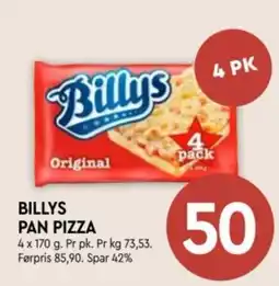 Coop Mega Billys pan pizza tilbud
