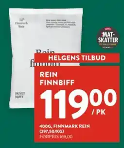 Jacobs Rein finnbiff tilbud