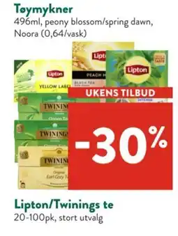 Jacobs Lipton/Twinings te tilbud