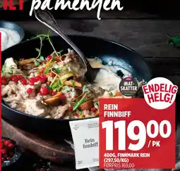 Meny Rein finnbiff tilbud