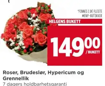 Meny Helgens Bukett tilbud