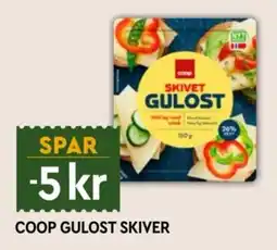 Coop Mega Coop gulost skiver tilbud