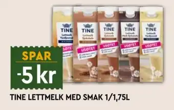 Coop Mega Tine lettmelk med smak tilbud