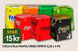 Coop Mega Coca-Cola/Fanta/Urge/Sprite tilbud