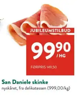 Jacobs San Daniele skinke tilbud