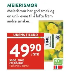 Jacobs Tine meierismør tilbud