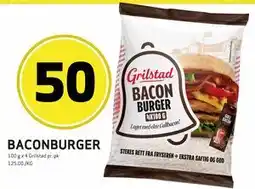 Bunnpris BACONBURGER tilbud