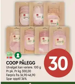 Coop Mega COOP PÅLEGG tilbud