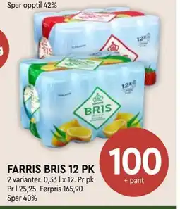 Coop Mega FARRIS BRIS 12 PK tilbud