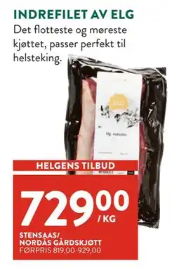 Jacobs INDREFILET AV ELG tilbud